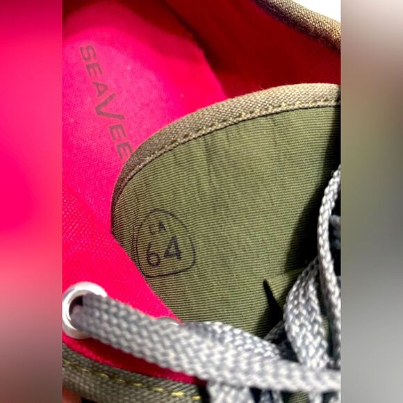 Sea Vees Army Issue Low Std Womens Sz 9 Olive Nylon Lace Up Shoes Sneakers - Picture 15 of 15